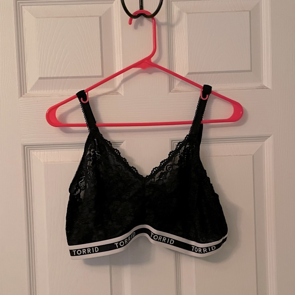 Torrid Black Lace Bralette
